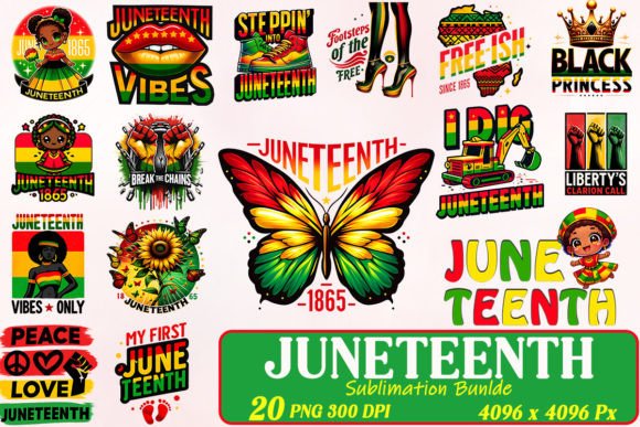 Download Juneteenth Sublimation Design Bundle - Bundle Collection