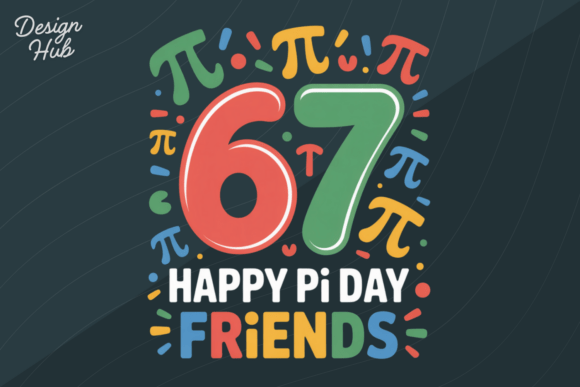 Download 67 Happy Pi Day Friends PNG, Colorful Pi - Colorful Collection