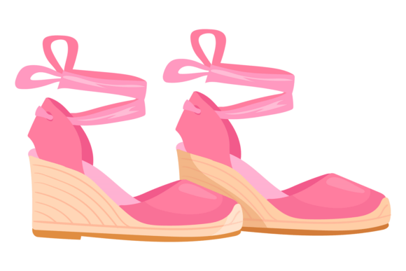 Download Pink Summer Shoes Cartoon Elegant Sexy F - Premium Bundle