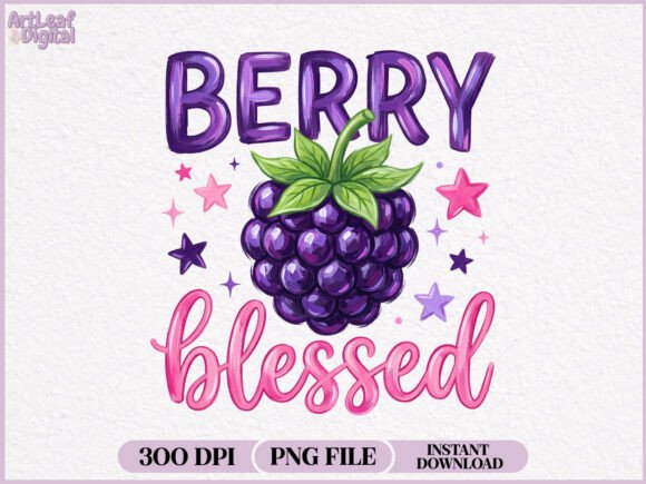 Download Berry Blessed Blackberry PNG - Berry Collection