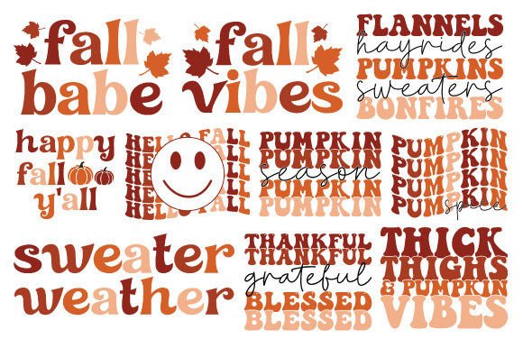 Download Fall Svg Bundle, Autumn Cut File - Bundle Collection