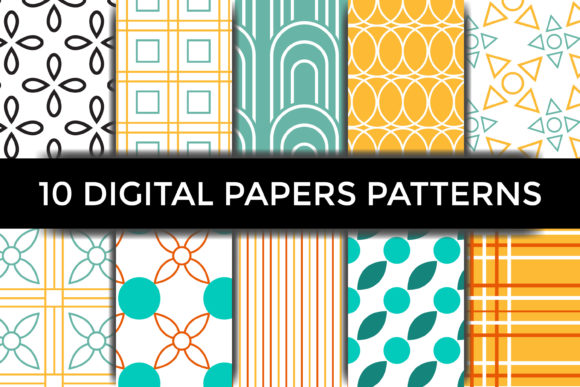 Download Colorful Digital Paper Pattern - Colorful Collection