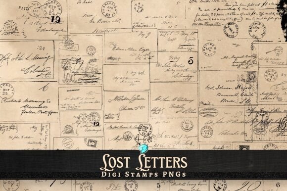 Download Lost Letter Digi Stamps Transparent PNG - Transparent Collection