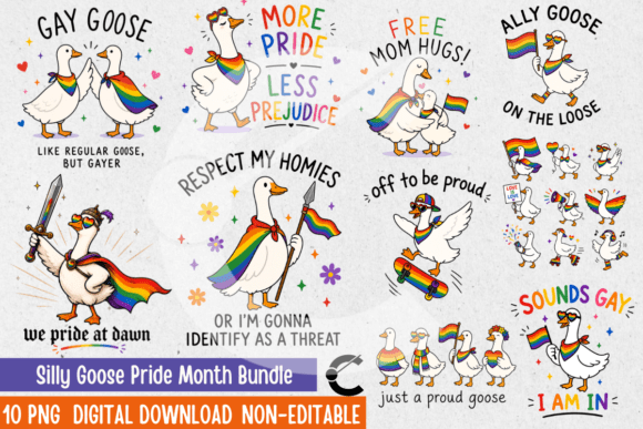 Download Silly Goose Pride Month Bundle - Bundle Collection