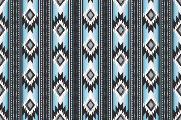Download Southwestern Colorful Stripes Pattern - Colorful Collection