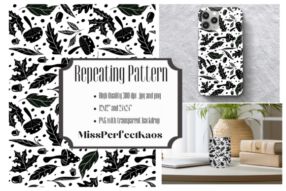 Download Mushrooms - Repeating Pattern - Mushroom Collection