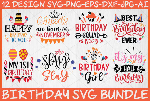 Download Birthday SVG Bundle - Bundle Collection
