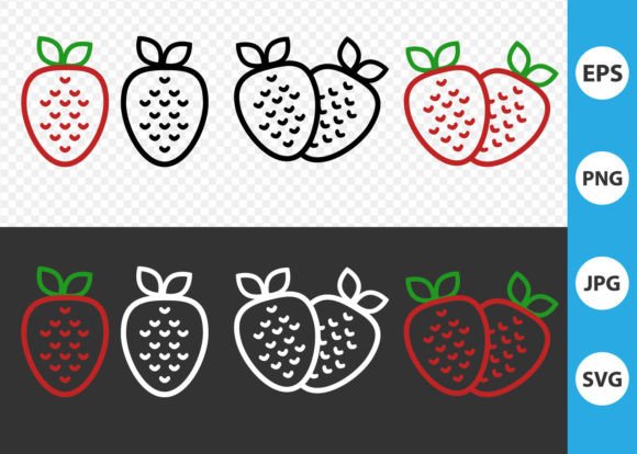 Download Red Strawberry for Printing - Berry Collection