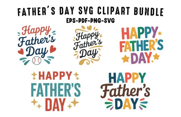 Download Happy Fathers Day SVG Vector Bundle - Bundle Collection
